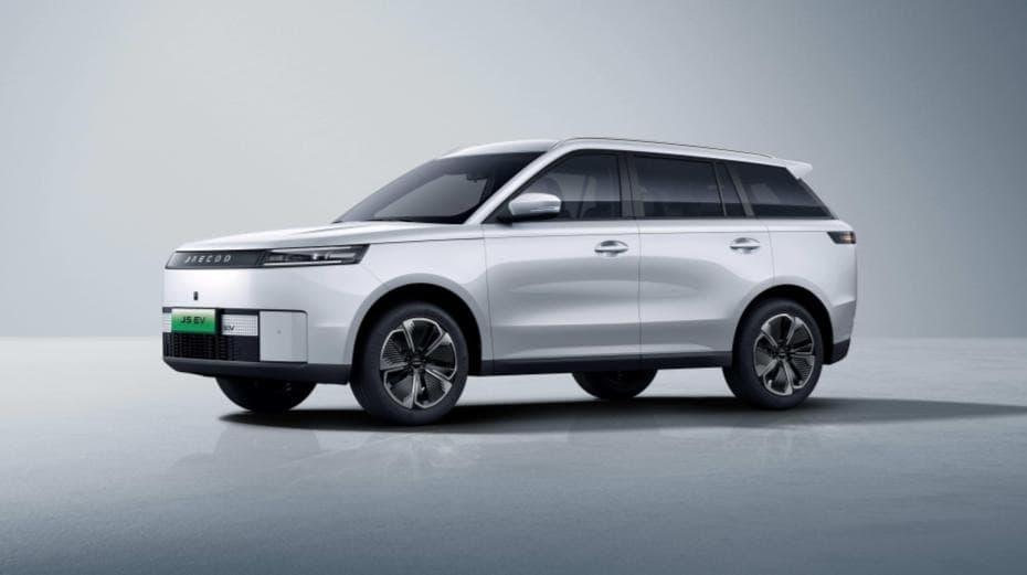 JAECOO J5 EV warna Pristine White